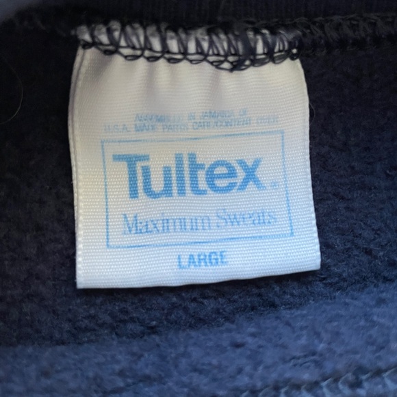 Vintage! USA Navy Blue Sweatshirt size Large - Picture 3 of 9